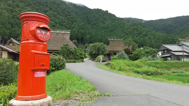 田舎の郵便ポスト