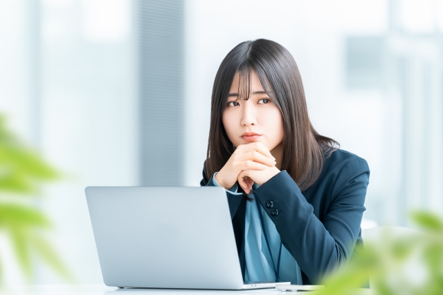泣きそうな人