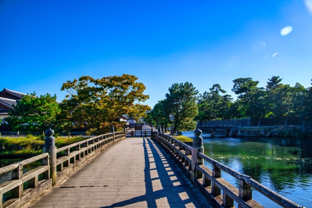 松江の城下町